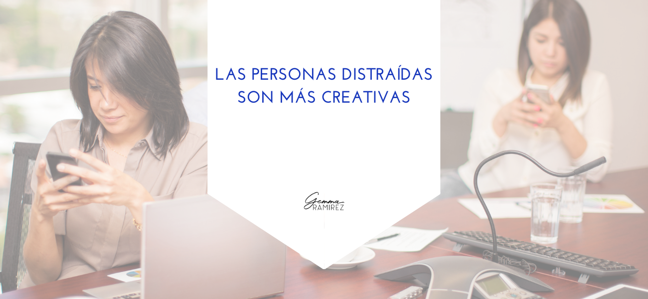 Las personas distraídas son más creativas